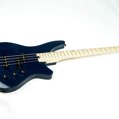 Swisher Rumble Handcrafted 4 String Bass 2024 - Indigo image 5
