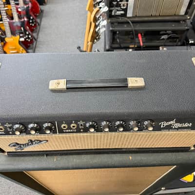 Fender Bandmaster 40-Watt 2-Channel Guitar Amp Head 1966 - Black Panel image 5