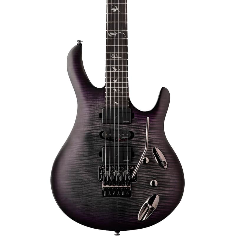 PRS SE Chleo Herman Li Signature Guitar - Charcoal Purple Burst image 1