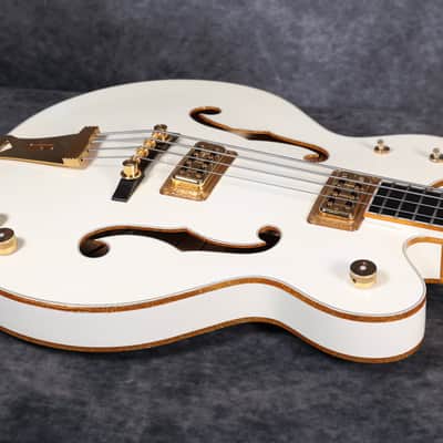 2007 Gretsch G6136LSB White Falcon Bass image 15