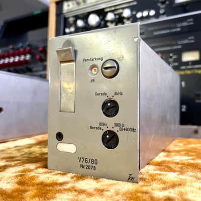 Telefunken V76/80 c 1960 original vintage tube micpre microphone preamp valve preamplifier tab Siemens maihak v-76 image 2