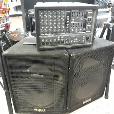 Yamaha EMX 66M with Speakers and Stands image 2