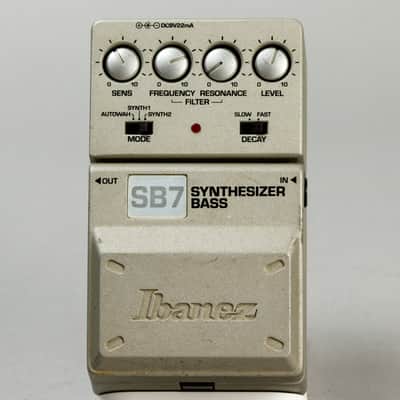 Ibanez SB7 Synthesizer Bass 1990s - Silver image 1