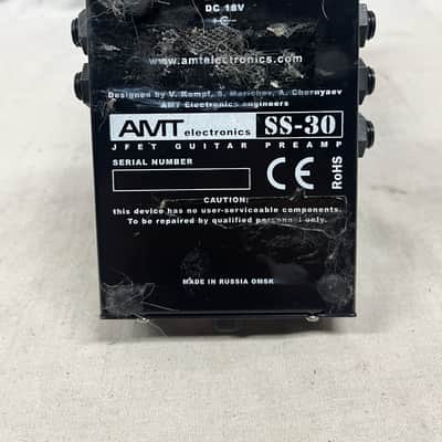 AMT Electronics SS-30 Bulava JFET Guitar Preamp Pedal with Power Supply + Box image 7