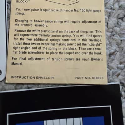 Fender Stratocaster Hardware LOT 1989 image 11