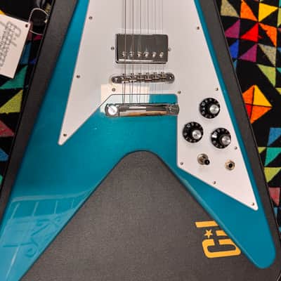 Immagine 🚀🚀🚀2026 Gibson Custom Limited Edition Flying V 1969 Reissue Aqua Mist - 10