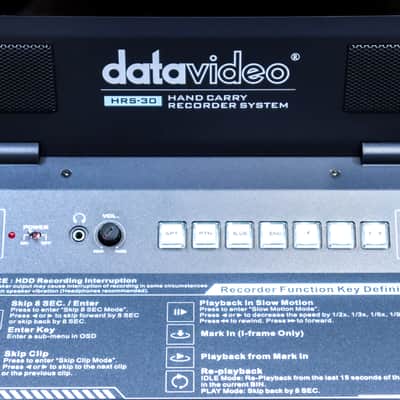Datavideo HRS-30 Hand Carry Recorder System HD Recorder / Monitor Line w/Adapter image 7