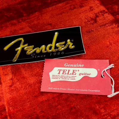 Fender Tele-Sonic Crimson Red Transparent USA image 14