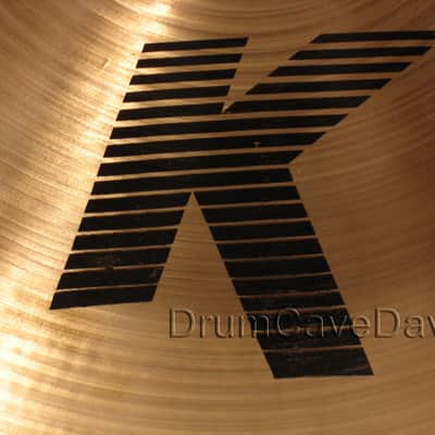 CRACKED 17" K ZILDJIAN CHINA BOY cymbal, BLOCK LETTER, DEMO VIDEO! image 6