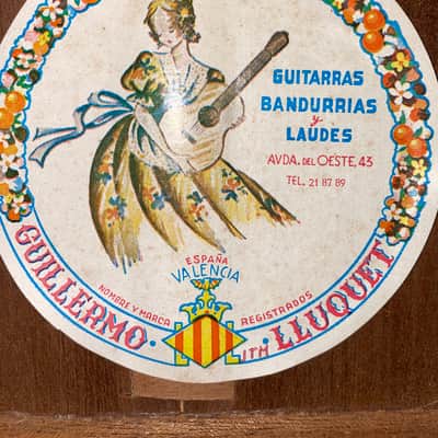 Guillermo Lluquet. Antigua guitarra Flamenca. image 10