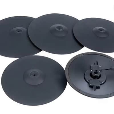 UNLOCK Thin Cymbal Set 14” Hi Hat 14” + 16” Crash 17” Ride for Roland Alesis Kit image 1