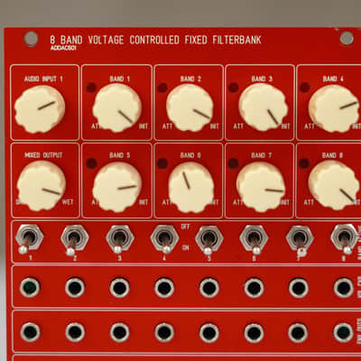 ADDAC System ADDAC601 8 Band VC Fixed Filterbank Eurorack Module #58399 image 5