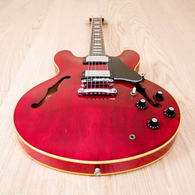 1978 Greco SA-550 Vintage Semi-Hollowbody Guitar Cherry 335 | Reverb