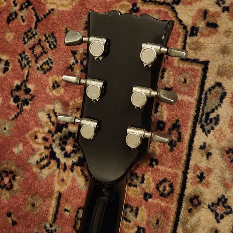 1978 Yamaha SL430 Black Bolt-on Les Paul Custom w/ Yamaha Gigbag