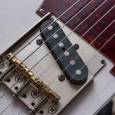 Starr Custom Offset Telemaster Jazzcaster | Short Scale | Mojo UK Pickups | Callaham & Emerson Custom Upgrades Telemaster 2020-2023 - translucent white image 15