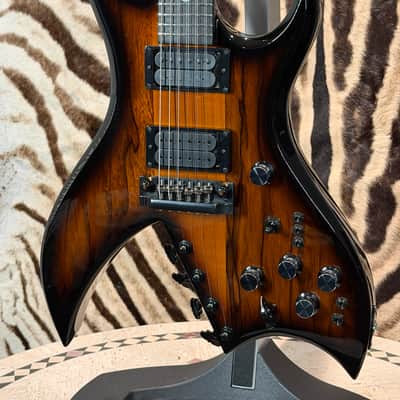 B.C. Rich Custom Shop Bich 10 2026 - Black Limba Tobacco Burst image 5