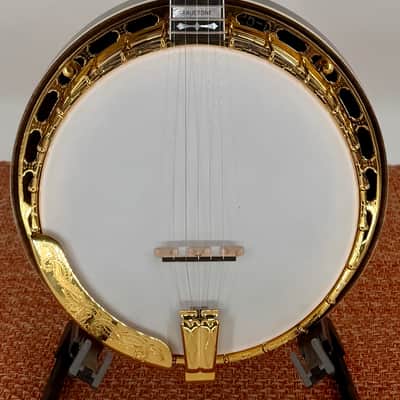Huber Truetone Custom 2026 RB-6 Style 6 Gold Engraved 5-String Resonator Banjo, Serial 625-13 image 1