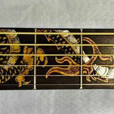 Blueberry Handmade Baritone Acoustic Guitar image 5