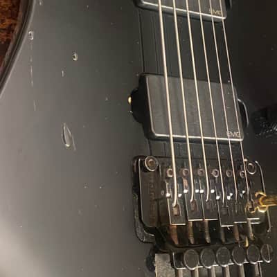 Jackson Professional Dinky Reverse MIJ Schaller Floyd Rose and EMG Pickups 90’s Black Japanese Vintage Super Strat Guitar ESP MII and Jackson Soloist Killer. image 14