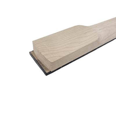 25.5" Electric Guitar Neck Maple 22 Frets Maple Fretboard Bolt-On Inlay Unfinished image 10