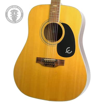 1970s Epiphone FT-365 12-String Acoustic MIJ Natural #631624 AS-IS image 1