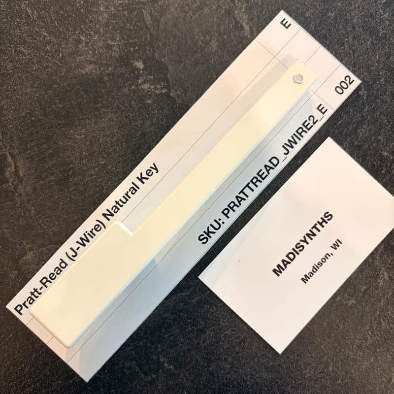 ORIGINAL Pratt Read Replacement E Key (J-Wire Keybeds) for ARP 2500/2600, Moog Minimoog, Oberheim OBX/OBXa/OB8, Sequential Prophet-5/10, PPG Wave 2.2 and more image 1