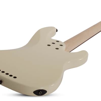 Schecter P-5 5-String Bass, Left-Handed, Ivory image 4
