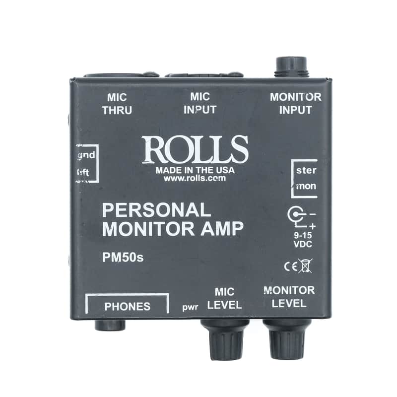 2010s Rolls PM50s Personal Monitor Amplifier Black