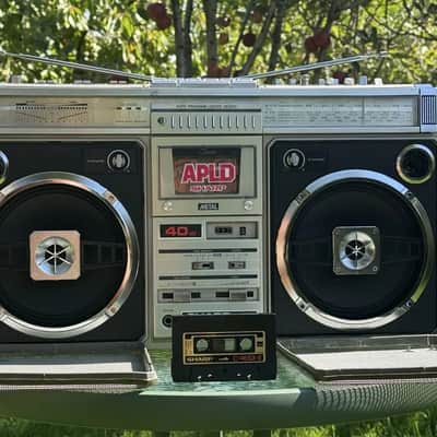 Sharp 9696H Rare Vintage Boombox Tested Stereo Hi-Fi Analog Warranty image 3