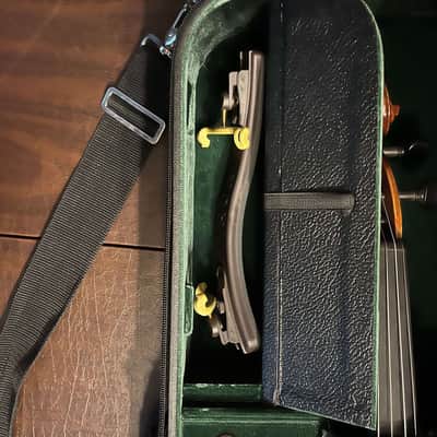 Quinlan & Fabish Monteleone 16.5" hand carved viola, Brazilwood bow and Bobelock Obleck case image 8