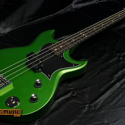 Reverend Mike Watt "Wattplower" Signature Bass 2017 Metallic Matte Emerald Green image 3