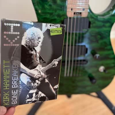 custom built Ibanez style guitar RGA style 2025 - Transparent green nitro image 5