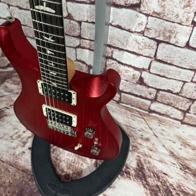 PRS CE 24-08 Swamp Ash 2024 - Satin Red Apple Metallic image 4
