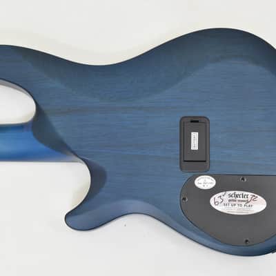Schecter C-4 GT Bass Trans Blue B-Stock 2781 image 6