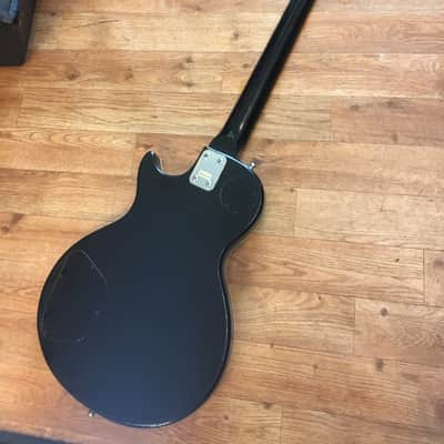 Vintage 1980s Harmony Les Paul Electric Guitar - Black image 9