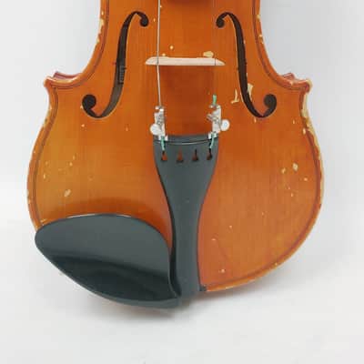 Mueller 1/2 Size Violin for Parts / Repair with Case & Bow image 1