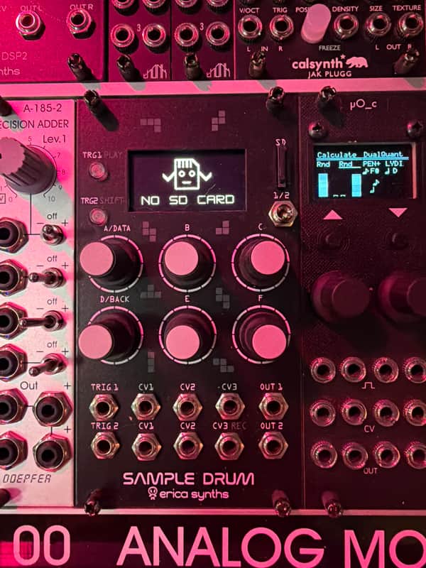 Erica Synths Sample Drum 2014 - Present - Black