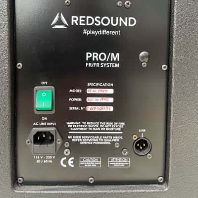 REDSOUND G66 MF.10 PRO/M FRFR Speaker Cabinet 2024 - Black image 11