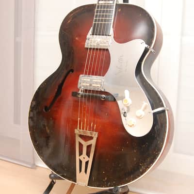 Anton Pilar – 1939 pre-war Extremly Rare German Vintage MASTER Archtop Jazz Guitar / Gitarre image 1