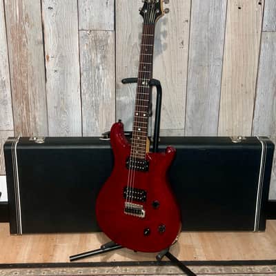 Nice 1994 PRS CE 22 Mahogany Tremolo , Vintage Cherry HSC image 15