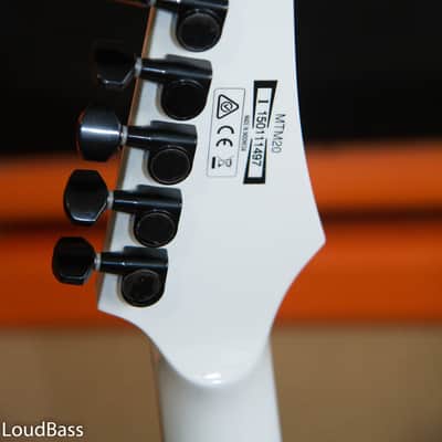 Ibanez MTM-20 2015 White Mick Thomson with free gigbag! NOS open box special image 7