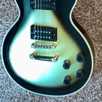 Epiphone Adam Jones Signature '79 Les Paul Custom Antique Silverburst electric guitar with ohsc image 1