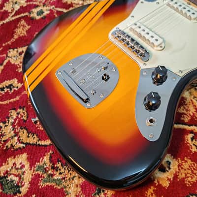 *NEW IN BOX* 2025 Fender Japan Limited Edition Traditional Collection, 60's Jaguar Competition 3-Color Sunburst / Aged Natural, MIJ JD25 image 7