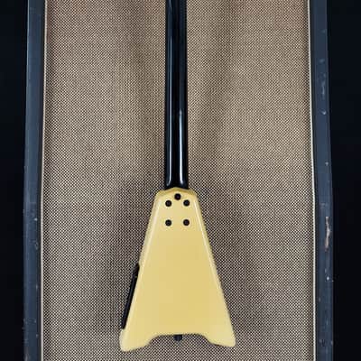 1985 Steinberger GP45 RARE Push Button Selector Eye Catching White Finish image 3