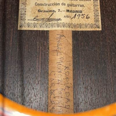 Viuda y Sobrinos de Domingo Esteso 1956 "Angel Munoz Molinero" - Hermanos Conde historical classical guitar + video! image 10
