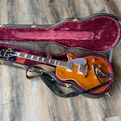 Gretsch G6129T-89 Vintage Select '89 Sparkle Jet with Bigsby 2021 - Present - Gold Sparkle image 1