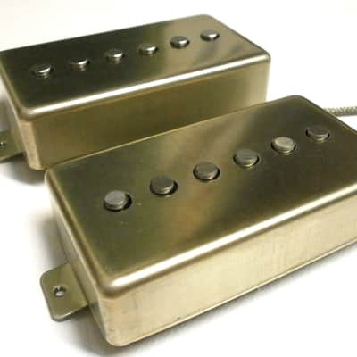 Humbucker Size Hybrid Pickups SET RAW COVER Strat Tone Alnico 5 ROD Magnet Stratocaster Fender PAF Q image 2