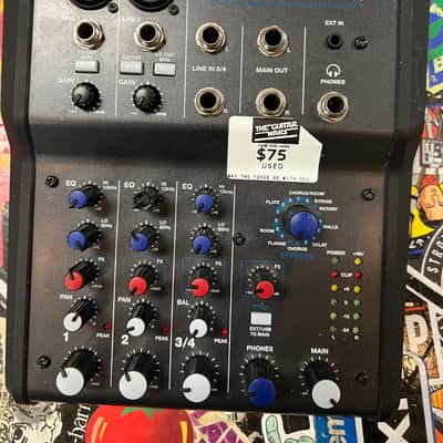 Alesis MultiMix 4 USB FX 4-Channel Mixer with Effects 2010s - Black image 1