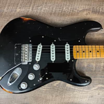 MyDream Stratocaster Custom Built - Gilmour's Black Strat Tribute Breathe image 3