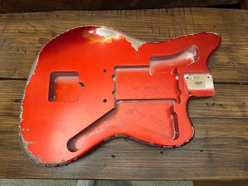 MJT Jazzmaster body - Red Metallic, Pool Rout image 1